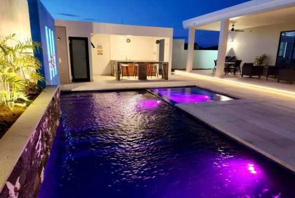 Blue Moon in Silver Palms